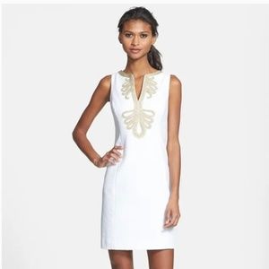 NWT, Lilly Pulitzer Janice shift dress in Resort White, Size 0